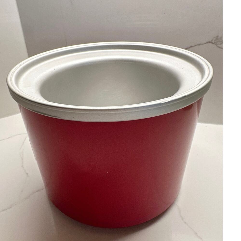 Cuisinart Ice Cream Maker ICE-20 ICE-21 ICE-25 Red Replacement Freezer Bowl ONLY